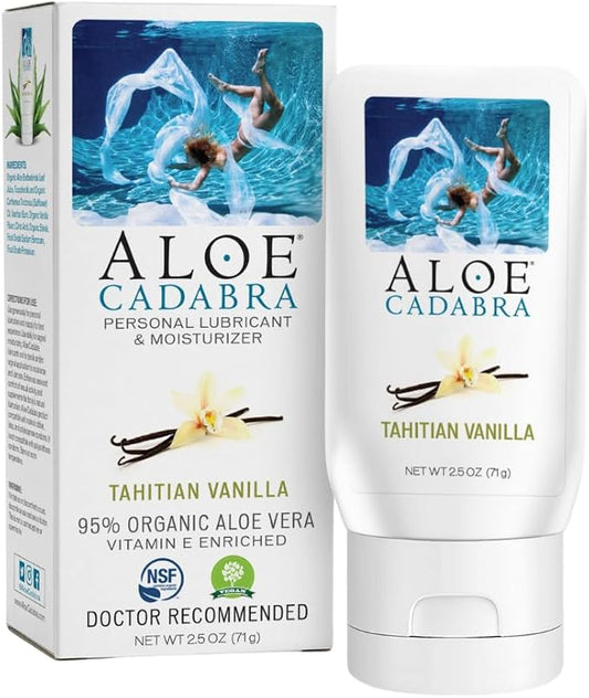 Aloe Cadabra Tahitian Vanilla Aloe Lubricant 2.5 oz.