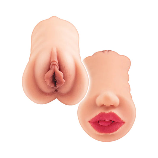 Always Horny Masturbator Double Sided Stroker Beige