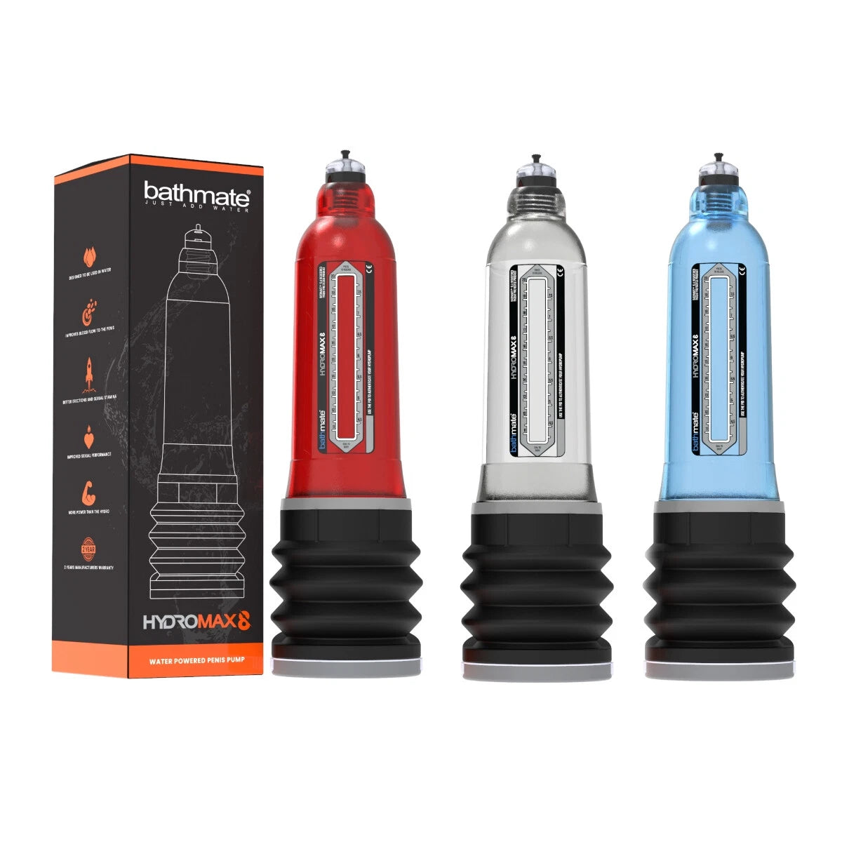 Bathmate Hydromax8 Red