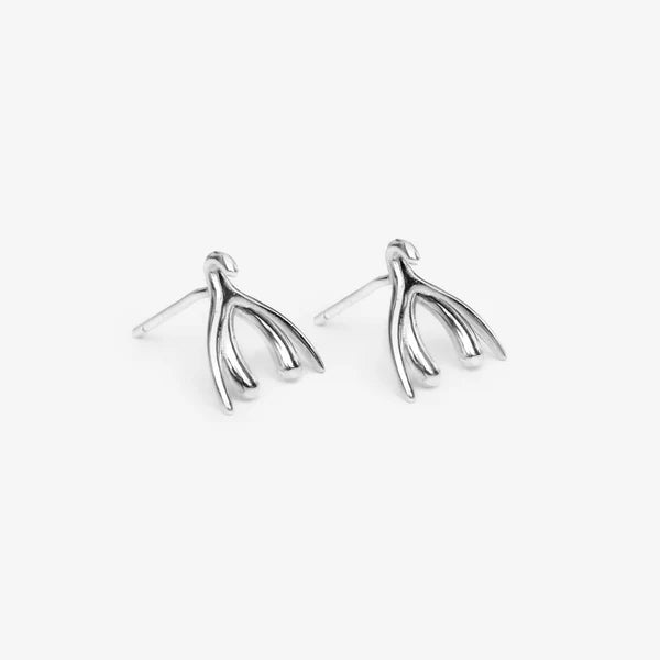 Biird Clit Earrings Silver