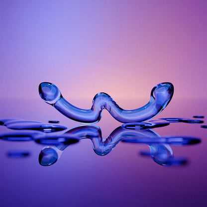 Biird x Wicul OhWii Double-Ended Glass Dildo for G-Spot & P-Spot