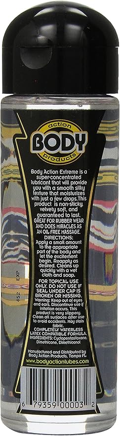 Body Action Extreme Glide Silicone Lubricant 8.5 fl oz