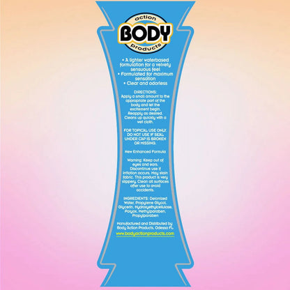 Body Action Ultra Glide Water Based Lubricant 8.5 fl oz
