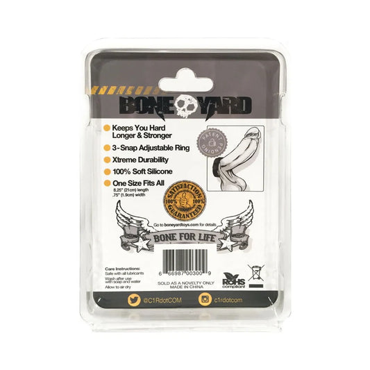 Boneyard Cock Strap Black