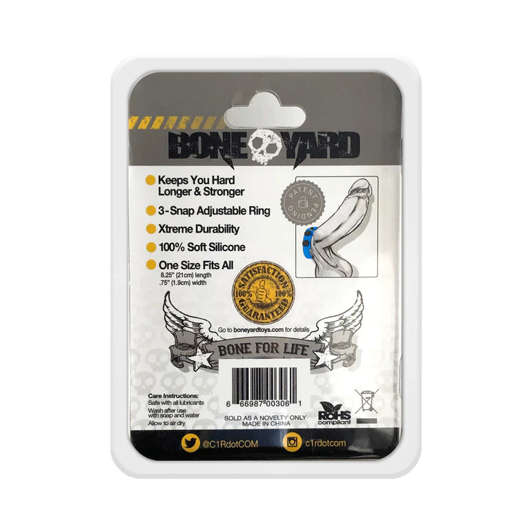 Boneyard Cock Strap Blue