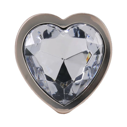 Booty Bling Metal Heart Plug - Small - Gold