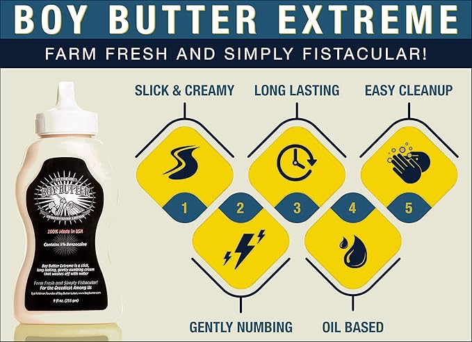 Boy Butter Extreme Desensitizing Formula 9oz