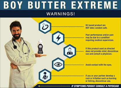 Boy Butter Extreme Desensitizing Formula 9oz
