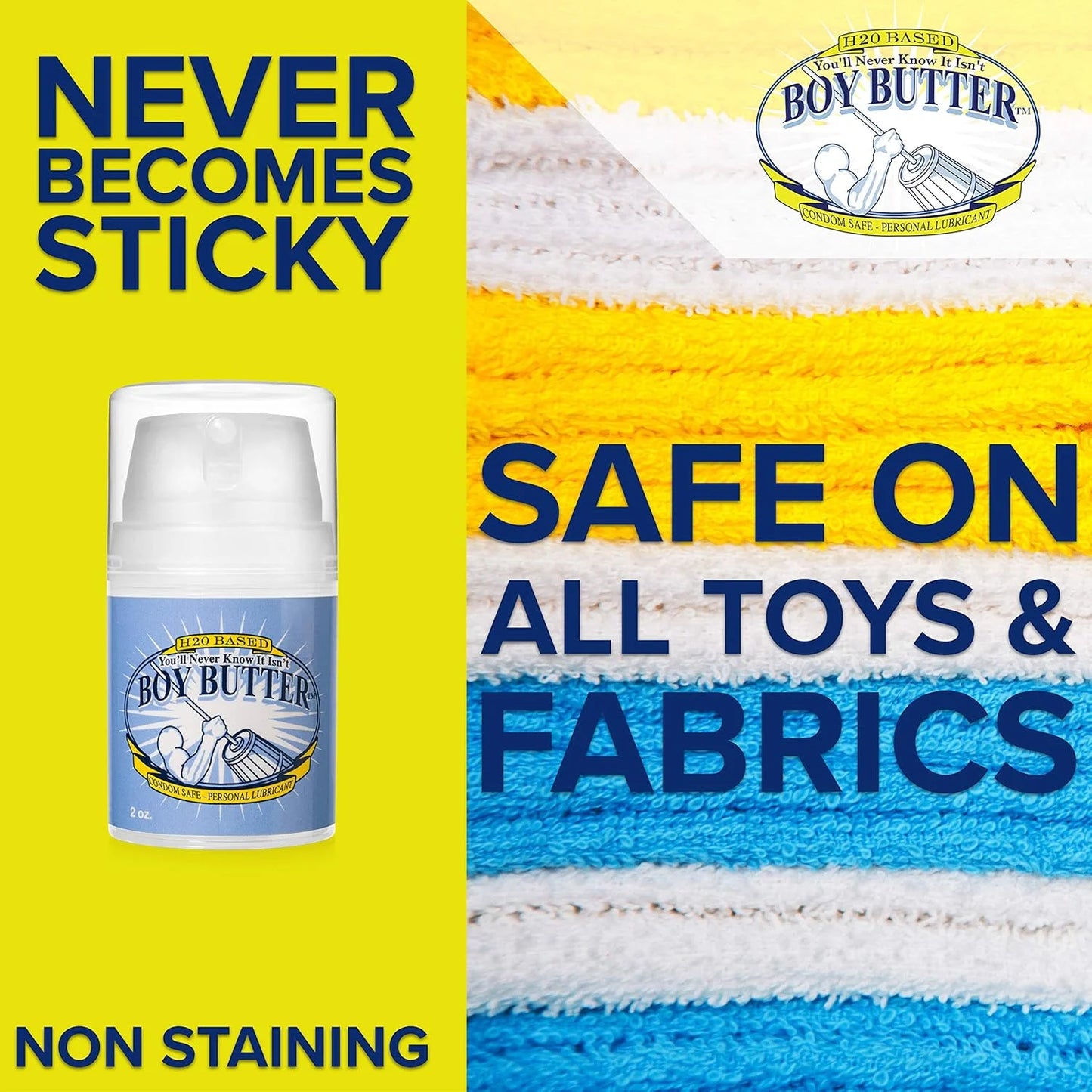 Boy Butter H2O 2oz Pump