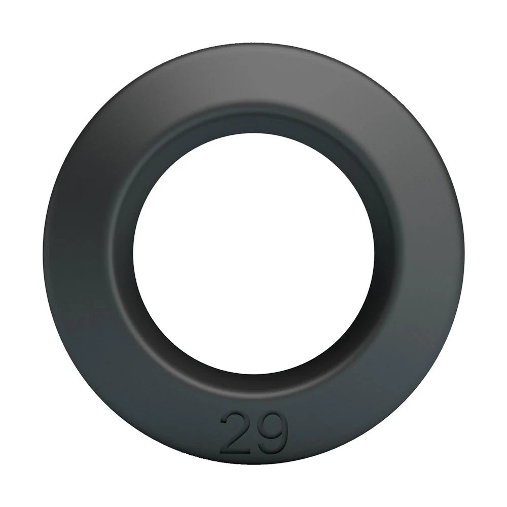 Brodan Super Soft Silicone Cock Ring Black
