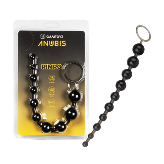Camtoyz Black Pimpo Anal Beads
