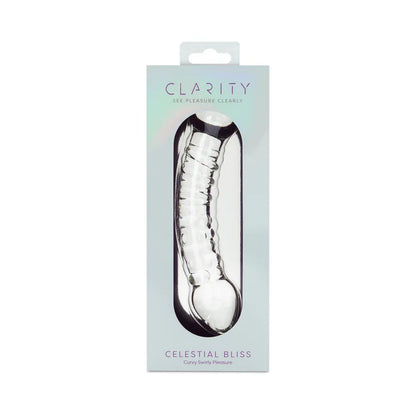 Clarity Celestial Bliss Glass Dildo