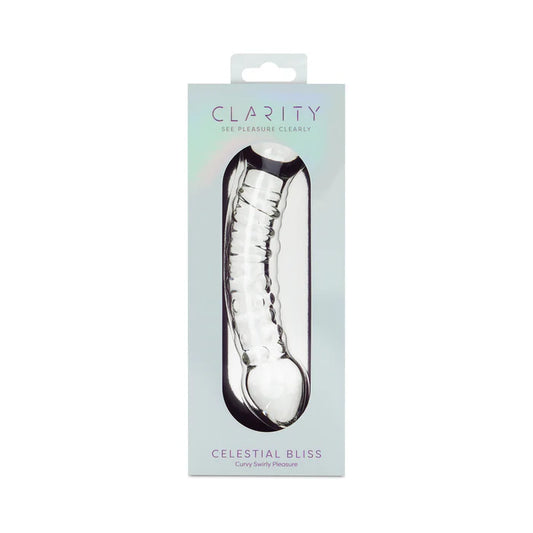 Clarity Celestial Bliss Glass Dildo