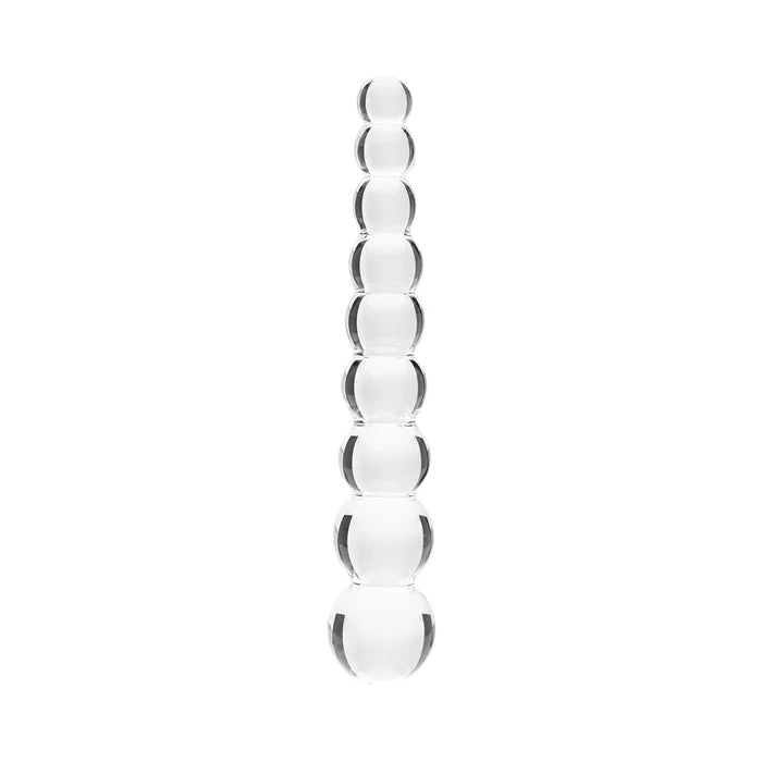 Clarity Elysian Pearls Glass Dildo