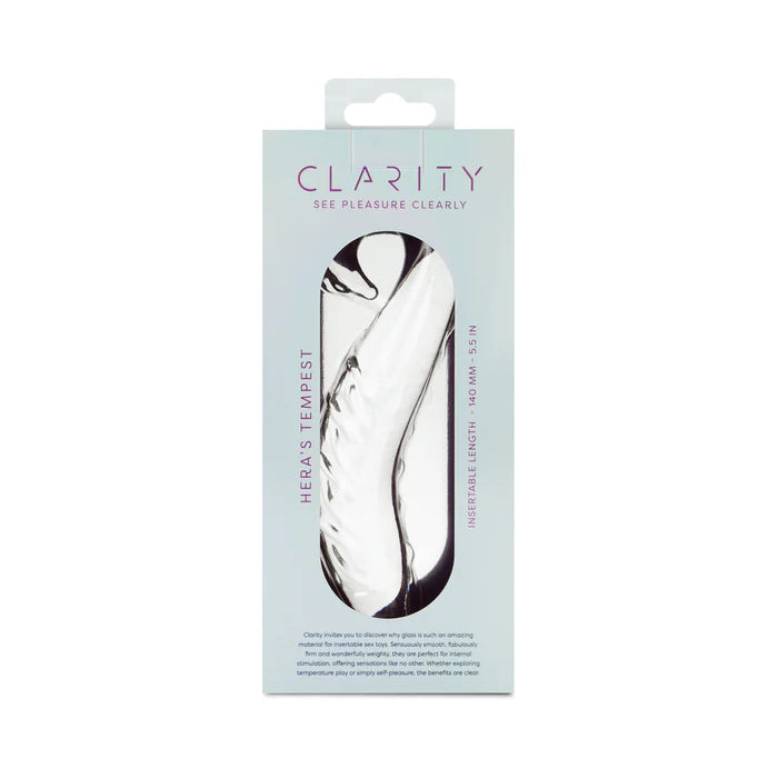 Clarity Hera's Tempest Glass Dildo