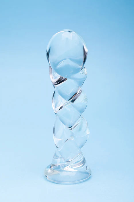 Clarity Seraphic Braid Glass Dildo
