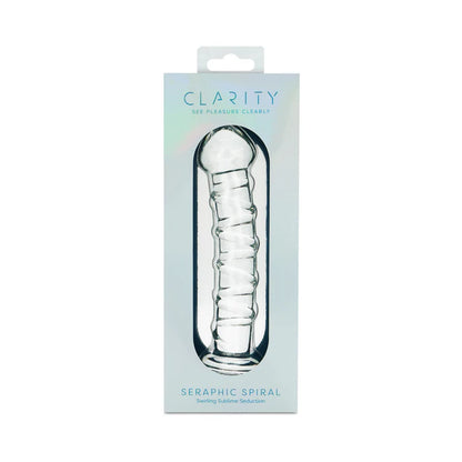 Clarity Seraphic Spiral Glass Dildo