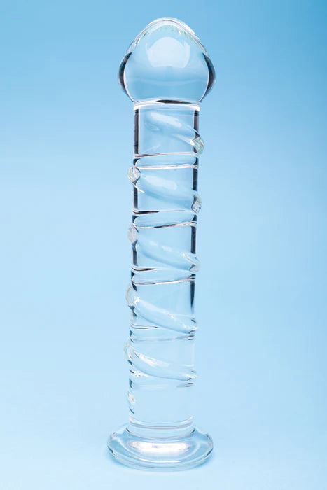 Clarity Seraphic Spiral Glass Dildo