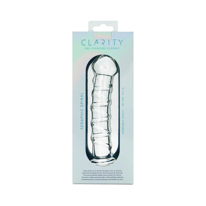 Clarity Seraphic Spiral Glass Dildo