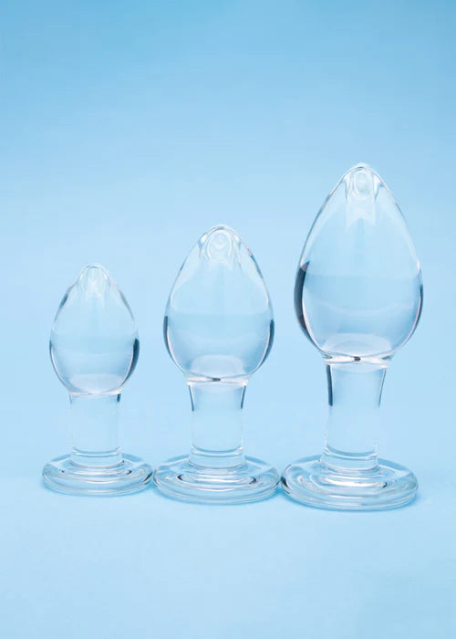 Clarity Utopian Trinity Glass Plug Set