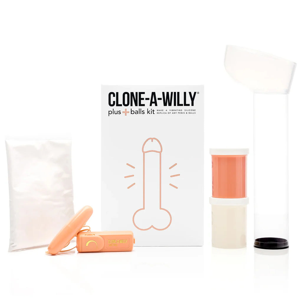 Clone-A-Willy Plus with Balls Light Skin Tone