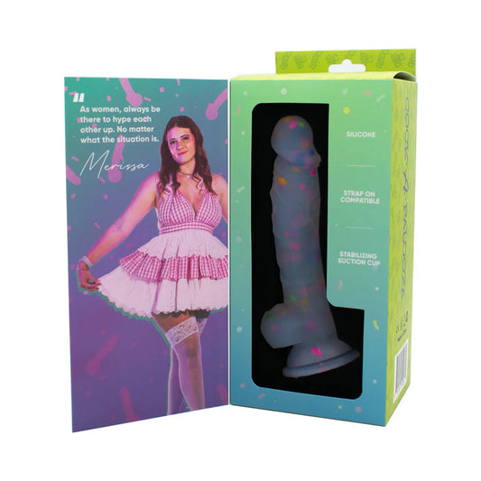 Cock-A-Palooza Confetti Silicone Dildo