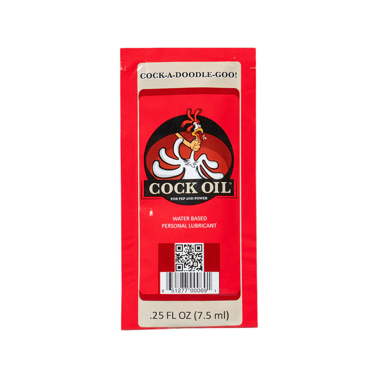 Cock Oil Branded Collector's Edition Drum with 25 Foil Packets