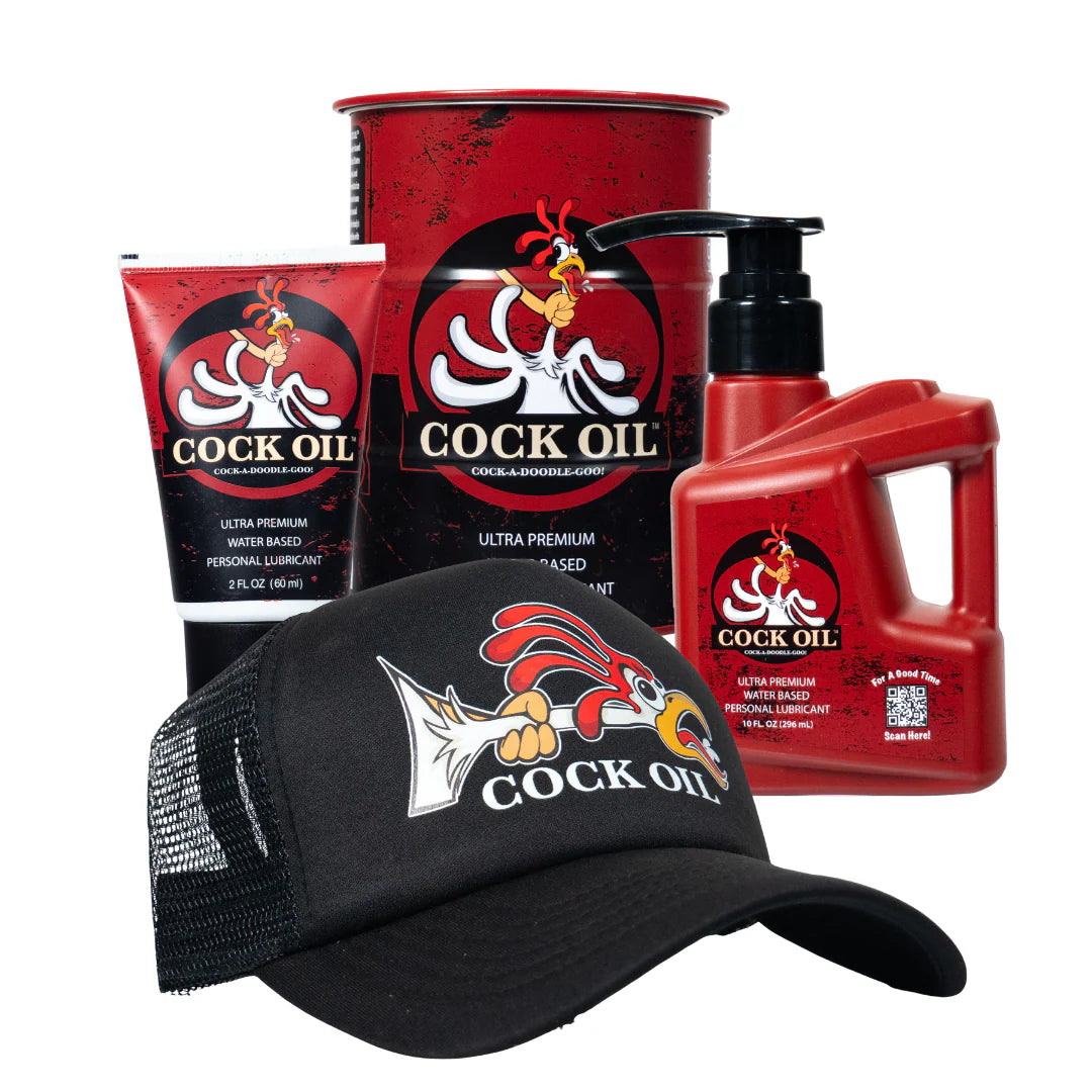 Cock Oil Water-Based Lubricant Squeeze Tube 2 oz.