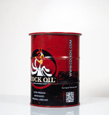Cock Oil Branded Collector's Edition Drum with 25 Foil Packets