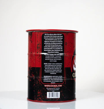 Cock Oil Branded Collector's Edition Drum with 25 Foil Packets