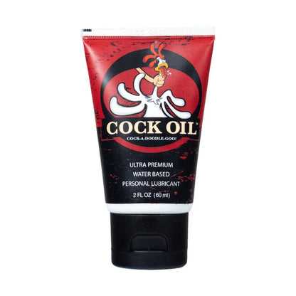 Cock Oil Water-Based Lubricant Squeeze Tube 2 oz.