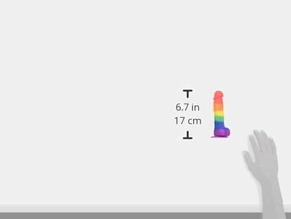 Colours Pride Edition 5 in. Dildo Rainbow