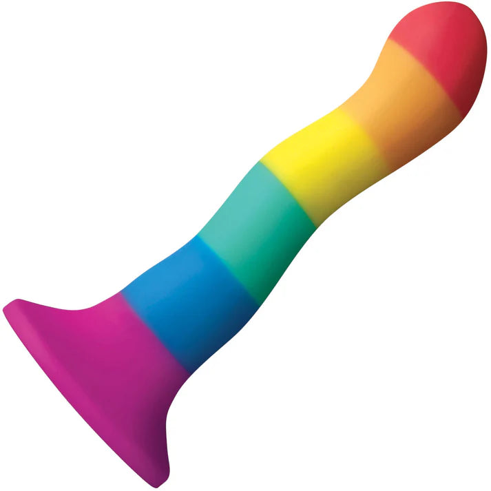 Colours Pride Edition Wave 6 in. Dildo Rainbow