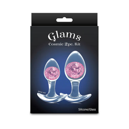 Cosmic Glams 2-Piece Plug Kit Pink