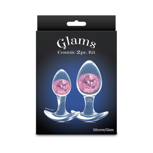 Cosmic Glams 2-Piece Plug Kit Pink