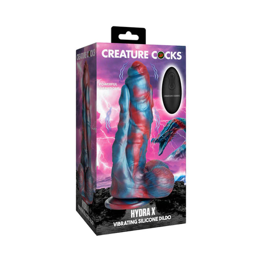 Creature Cocks Hydra X Vibrating Silicone Dildo