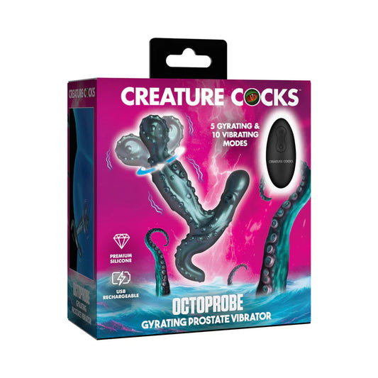 Creature Cocks Octoprobe Gyrating Prostate Vibrator with Remote