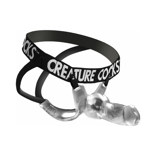 Creature Cocks Snow Wolf Hollow Strap-On with Harness