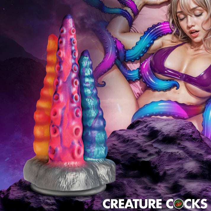 Creature Cocks Tentacle Trio Silicone Dildo