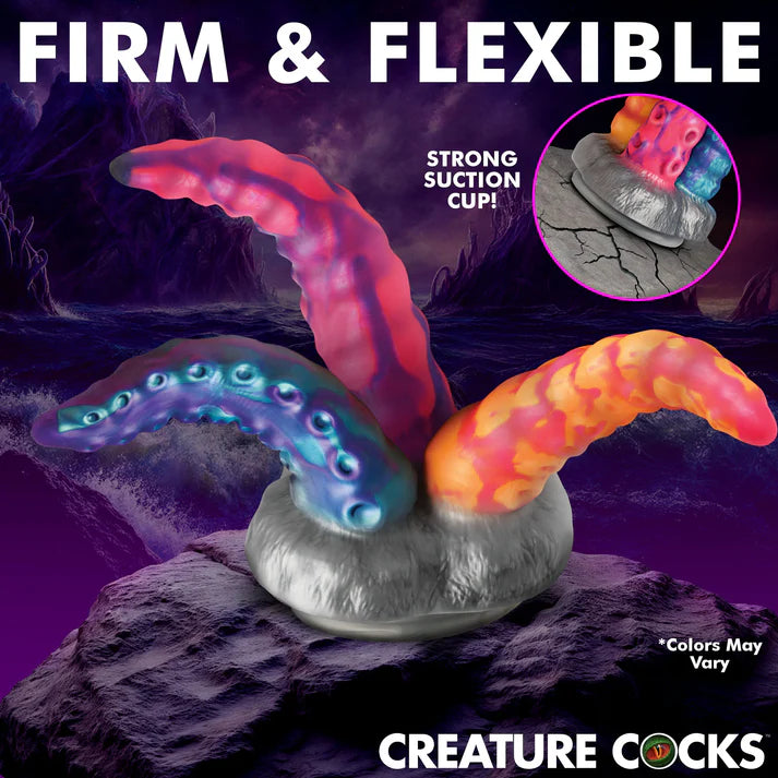 Creature Cocks Tentacle Trio Silicone Dildo