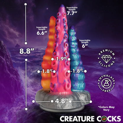 Creature Cocks Tentacle Trio Silicone Dildo