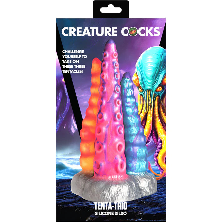 Creature Cocks Tentacle Trio Silicone Dildo