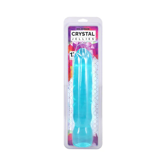 Crystal Jellies 12 Inch Big Boy Teal Dildo