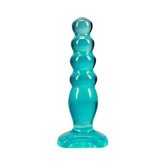 Crystal Jellies Anal Delight 5 Inch Teal Plug