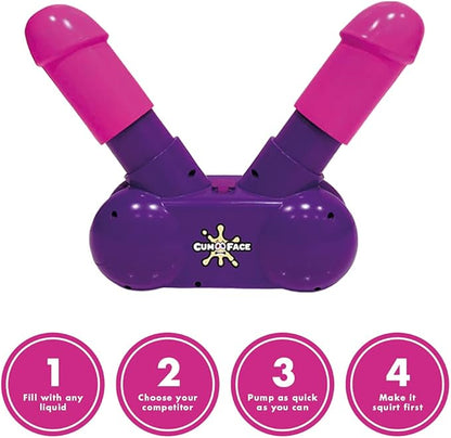 Cum Face Dual Pump Action Penis Game