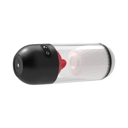 Delite Masturbator with Tongue Action White