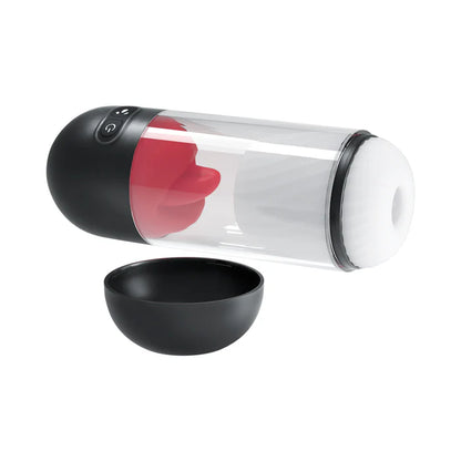 Delite Masturbator with Tongue Action White