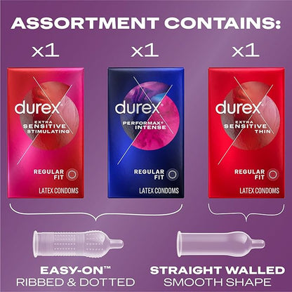Durex Pleasure Pack (3 Pack)