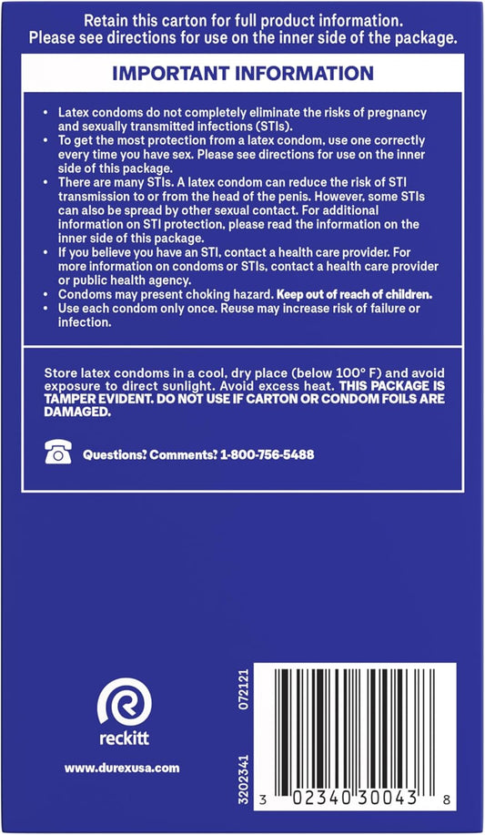 Durex XXL Lubed 12-Pack