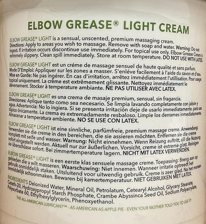 Elbow Grease Light Cream (15oz)
